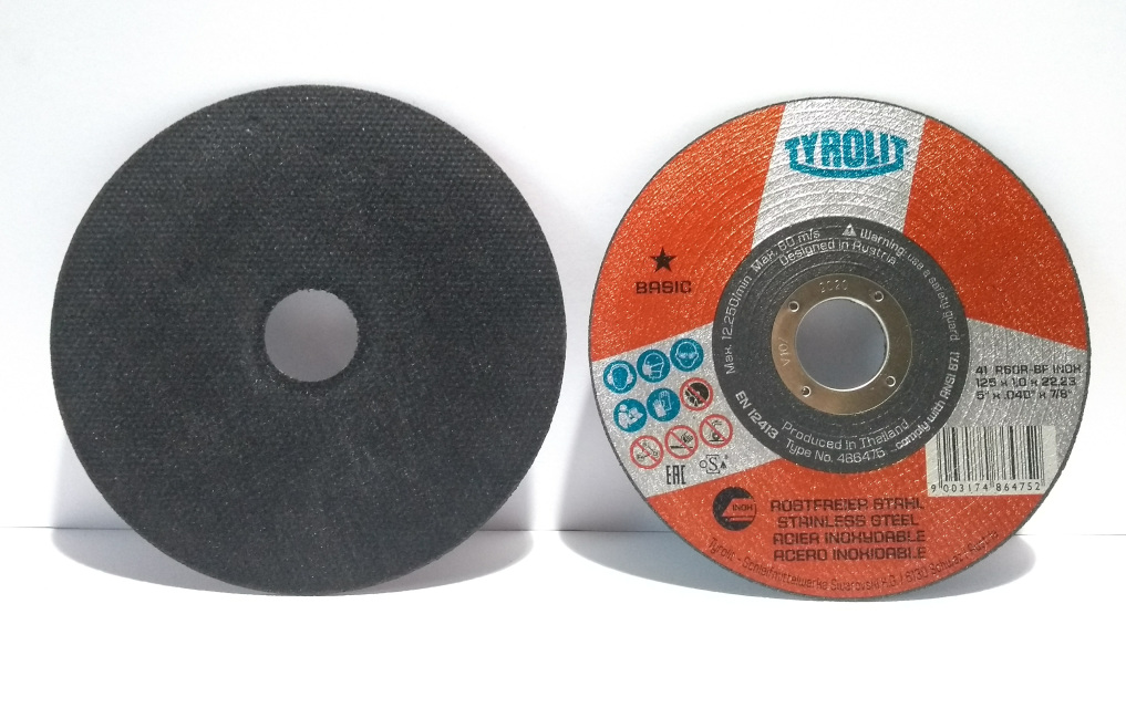 Tyrolit Basic Cutting Disc 125mm x 1mm Box of 25 Cutting Disc